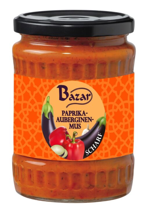 Bazar Bazar scharfes Paprika-Auberginen-Mus 350g