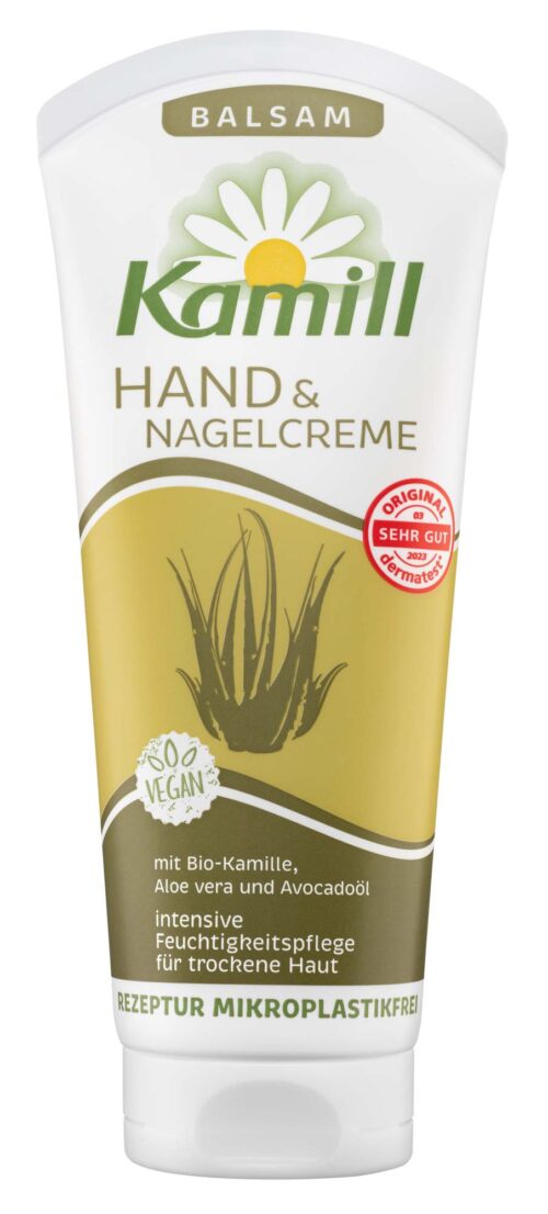 Kamill Hand- & Nagelcreme Balsam mit Bio-Kamille, Aloe Vera & Avocadoöl, 100 ml