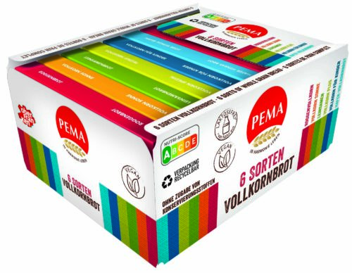 Pema Vollkorn 6 Sorten Brotkorb 500g