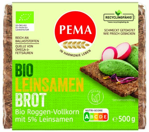 Pema Bio Leinsamenbrot 500g