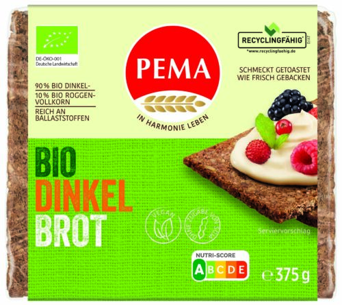Pema Bio Dinkelbrot 375g
