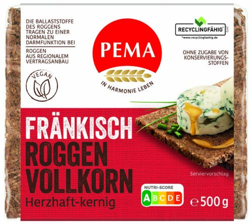 Pema Fränkisch Roggen Vollkorn 300g
