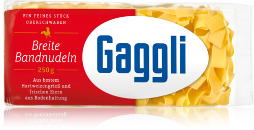 Gaggli Frischeier-Bandnudeln breit 12mm 250g