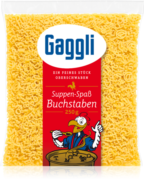 Gaggli Frischeier Buchstaben 250g