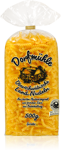 Dorfmühle Oberschwäbische Land-Nudeln Spiralennudeln 500g