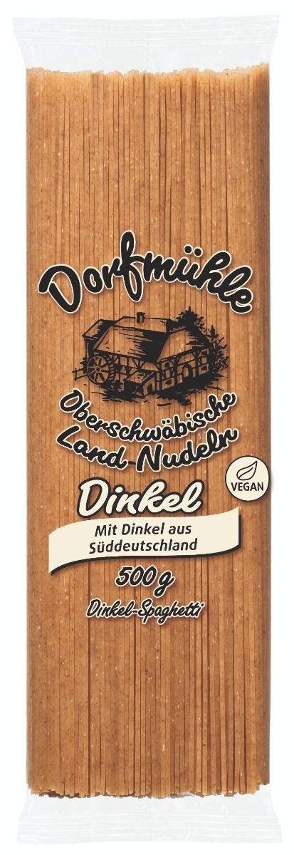 Dorfmühle Oberschwäbische Land-Nudeln Dinkel Spaghetti 500g