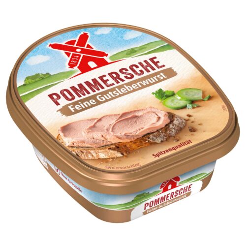 Pommersche Gutsleberwurst fein 125g