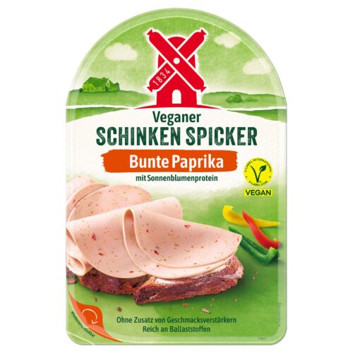 Rügenwalder Veganer Schinken Spicker Bunte Paprika 80g