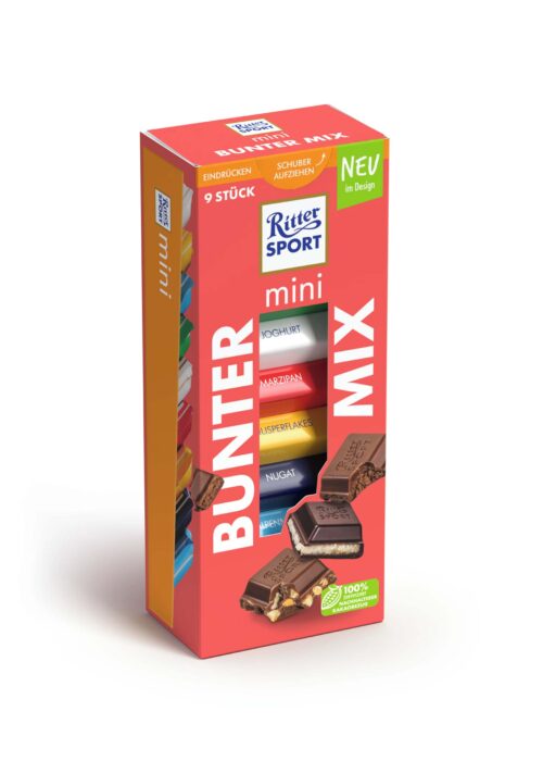 Ritter Sport Mini bunter Mix Turm 150g