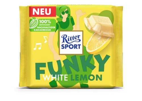 Ritter Sport Funky White Lemon 100g