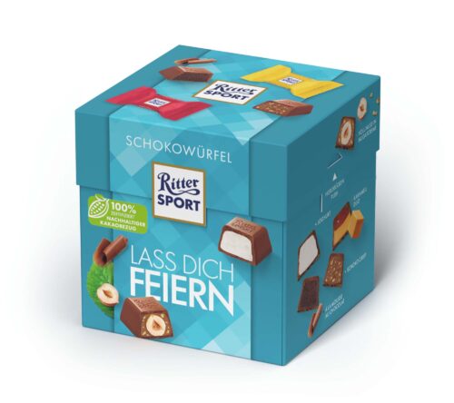 Ritter Sport Schokowürfel Lass Dich Feiern 176g