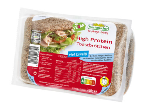 Mestemacher High Protein Toastbrötchen 260g