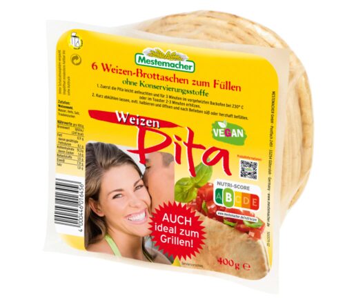 Mestemacher Weizen Pita 400g