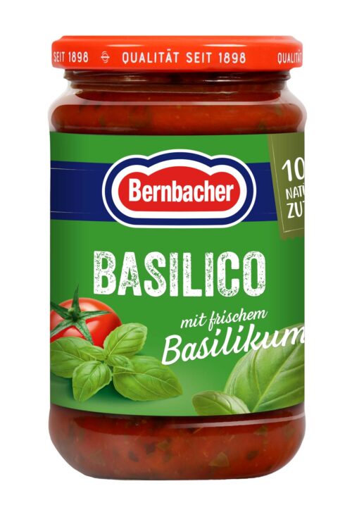 Bernbacher Pastasauce Basilico 400g