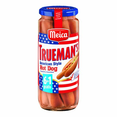 Meica Truemans American Style Hot Dog Würstchen 350g