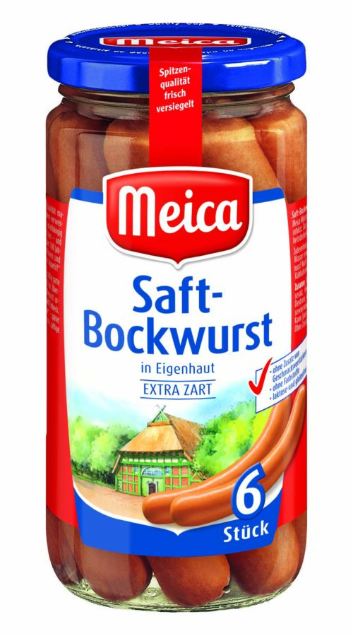Meica 6 Saft-Bockwürste 380g