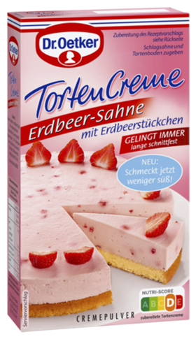 Dr.Oetker Erdbeer-Sahne Tortencreme 100g