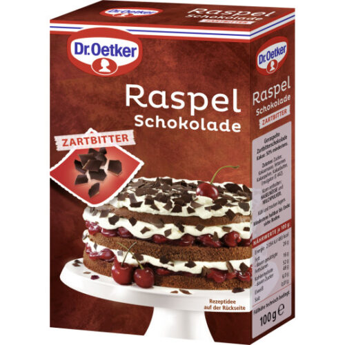 Dr.Oetker Raspel Schokolade zartbitter 100g