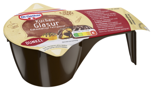 Dr.Oetker Becherglasur Dunkel 125g