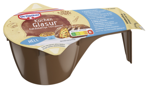Dr.Oetker Becherglasur Hell 125g