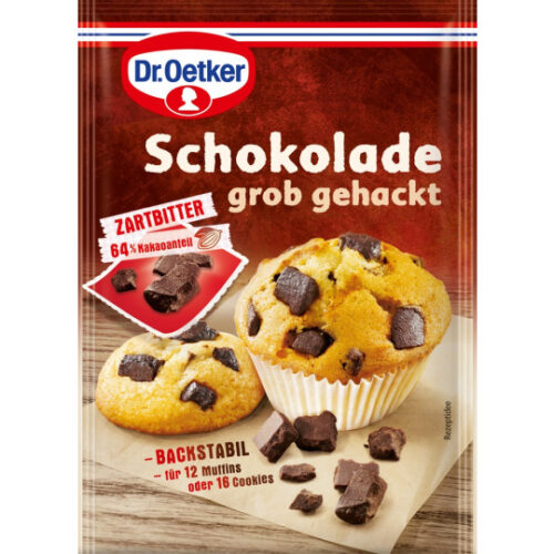 Dr.Oetker Schokolade grob gehackt 100g