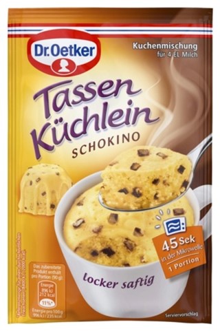Dr.Oetker Tassenküchlein Schokino 50g
