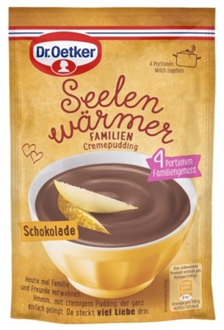 Dr.Oetker Seelenwärmer Familien-Cremepudding Schokolade 99g