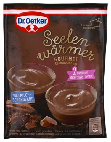 Dr.Oetker Seelenwärmer Gourmet Cremepudding Vollmilch Schokolade 90g