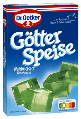 4000521026745 Dr.Oetker Götterspeise Waldmeister-Geschmack 25,2g