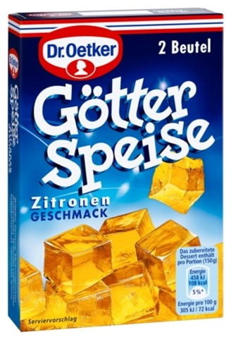 4000521026769 Dr.Oetker Götterspeise Zitronen-Geschmack 23,4g