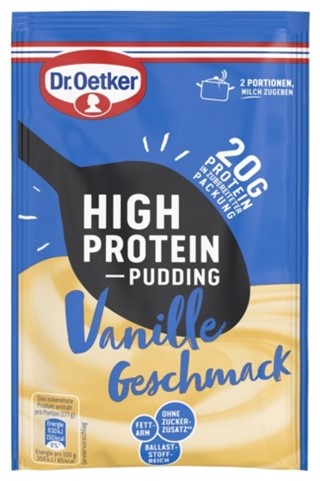 Dr.Oetker Protein Pudding Pulver Vanille 55g