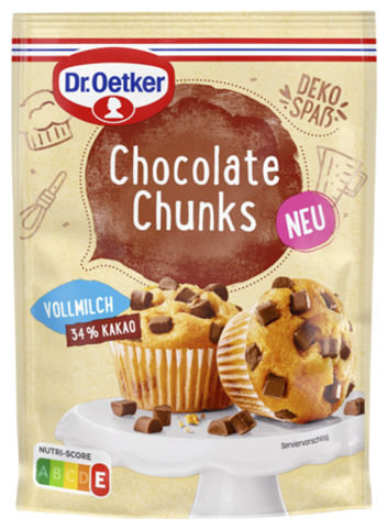 Dr.Oetker Chocolate Chunks Vollmilch 100g