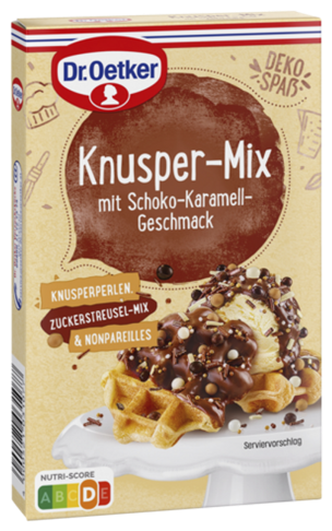 Dr.Oetker Knusper-Mix Schoko-Karamell 60g