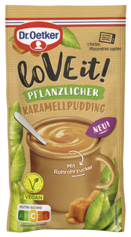 4000521031824 Dr.Oetker LoVE it! Pflanzlicher Karamellpudding 48g