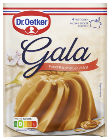 Dr.Oetker Gala Puddingpulver Karamel 3ST 123g