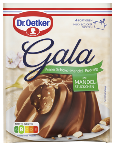 Dr.Oetker Gala Feiner Schoko-Mandel-Pudding 2x55g
