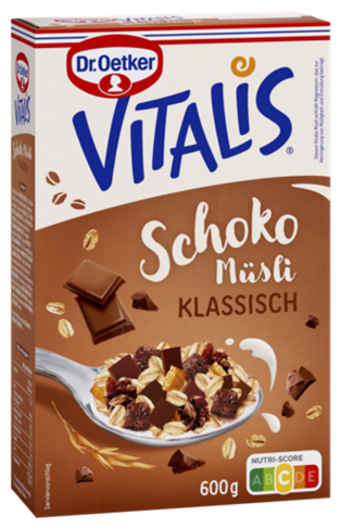 4000521661106 Dr.Oetker Vitalis Schoko Müsli klassisch 600g