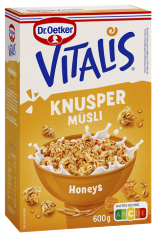 Dr.Oetker Vitalis Knusper Honeys 600g