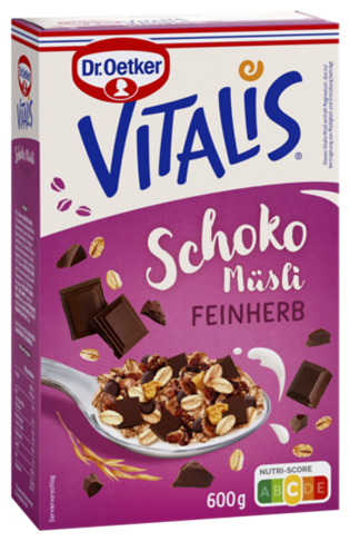 4000521663605 Dr.Oetker Vitalis Müsli Schoko feinherb 600g