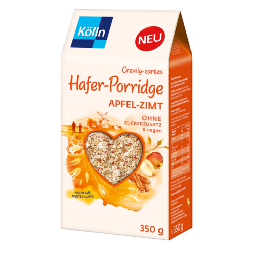 Kölln Hafer-Porridge Apfel-Zimt 350g