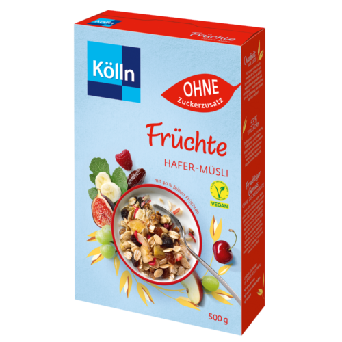 Kölln Müsli Früchte ohne Zuckerzusatz 500g