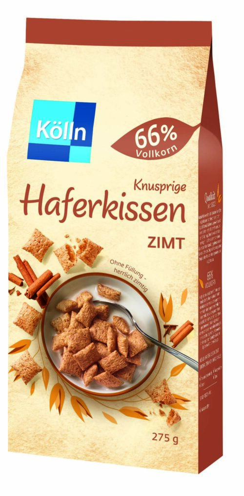 Kölln Knusprige Haferkissen Zimt 275g