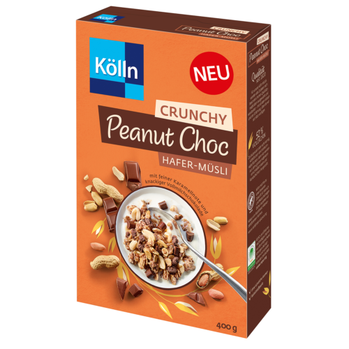 Kölln Crunchy Peanut Choc Hafer-Müsli 400g