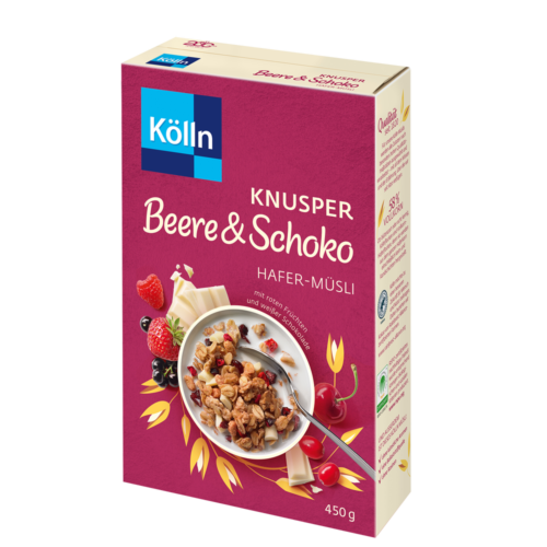 Kölln Müsli Knusper Beere & Schoko Hafer 450g