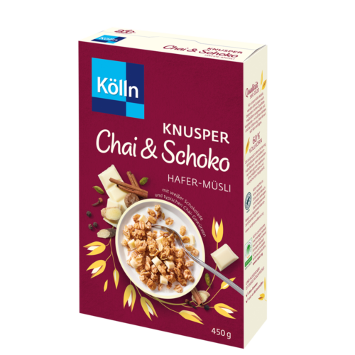 Kölln Knusper Chai & Schoko Hafer-Müsli 450G