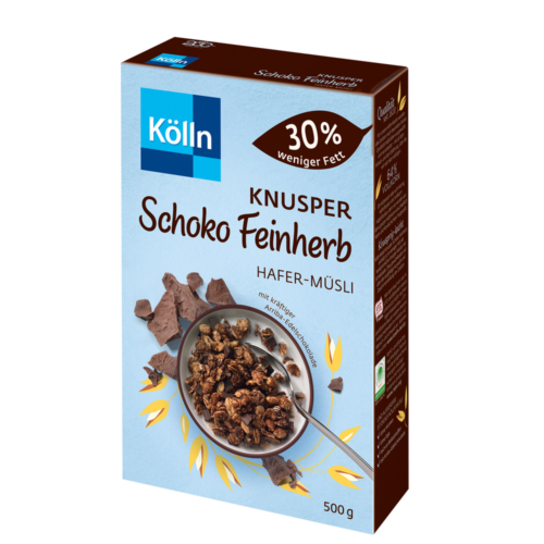 Kölln Müsli Knusper Schoko Feinherb 30% weniger Fett 500g