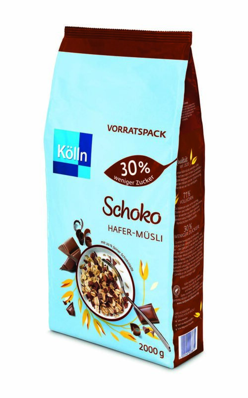 Kölln Müsli Schoko 30% weniger Zucker 2kg