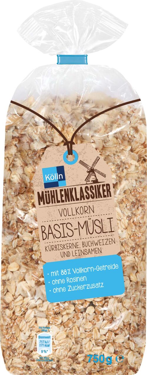 Kölln Mühlenklassiker Vollkorn Basis-Müsli 750g