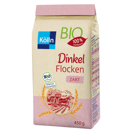 Kölln Bio Dinkelkorn Flocken zart 450g