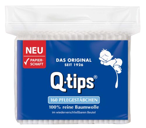 Q-Tips Stäbchen Nachfüllpackung 160ST